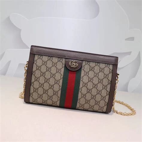 Gucci clutch bag with chain